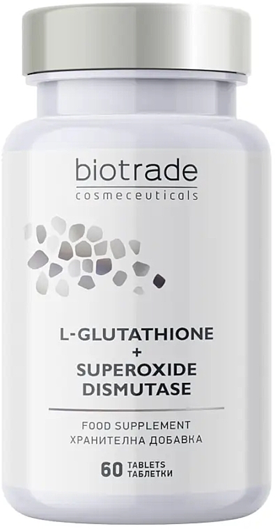 Superoxide Dismutase Food Supplement  - Biotrade Intensive L-Glutathione + Superoxide Dismutase Food Supplement — photo N1