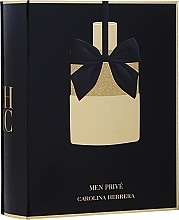 Fragrances, Perfumes, Cosmetics Carolina Herrera CH Men Prive - Set (edt/100ml + ash/balm/100ml + edt/mini/7ml)