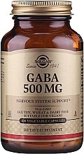 Fragrances, Perfumes, Cosmetics Dietary Supplement "Gamma-Aminobutyric Acid" - Solgar Gaba 500 mg