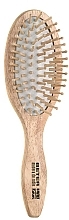 Wooden Massage Hair Brush - Beter Beauty Care Cushion Brush Wooden Round-Tip Bristles — photo N1