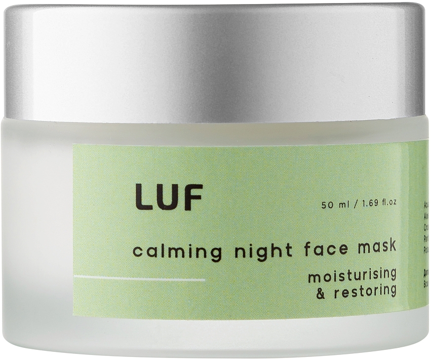 Soothing Night Face Mask with Ceramides & Prebiotics - Luff Calming Night Face Mask — photo N1