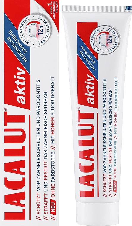 Toothpaste "Aktiv" - Lacalut  — photo N2