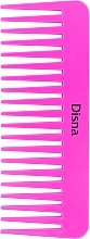 Wide Hair Comb PE-29, 15.8 cm, pink - Disna — photo N1