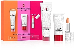 Set - Elizabeth Arden Eight Hour Nourishing Skin Essentials (b/cr/50ml + h/cr/30ml + lip/balm/3,7g) — photo N1