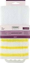 Fragrances, Perfumes, Cosmetics Massage Back Strap, white and yellow - Titania