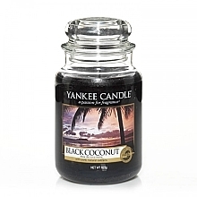 Scented Candle "Black Coconut" - Yankee Candle Black Coconut — photo N1