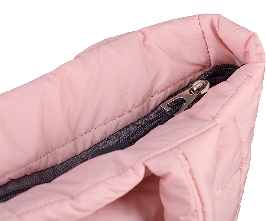 Women's Casual Quilted Puffer Bag 'Casual', powder pink - MAKEUP — photo N5