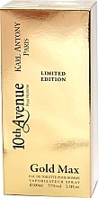 Fragrances, Perfumes, Cosmetics Karl Antony 10th Avenue Gold Max Limited Edition - Eau de Toilette (tester with cap)