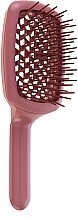 Hair Brush, pink - Janeke Curvy M Extreme Volume Vented Brush — photo N1