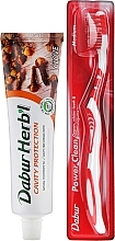 Set "Clove" - Dabur Herb`l (toothbrush/1pcs + toothpaste/150g)  — photo N2