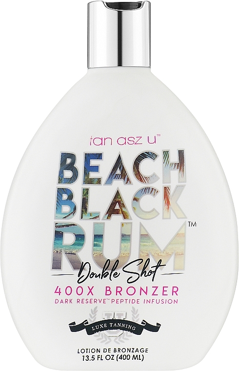 Rum Bronzing Cream - Tan Asz U Beach Black Rum Double Shot 400X Bronzer — photo N2