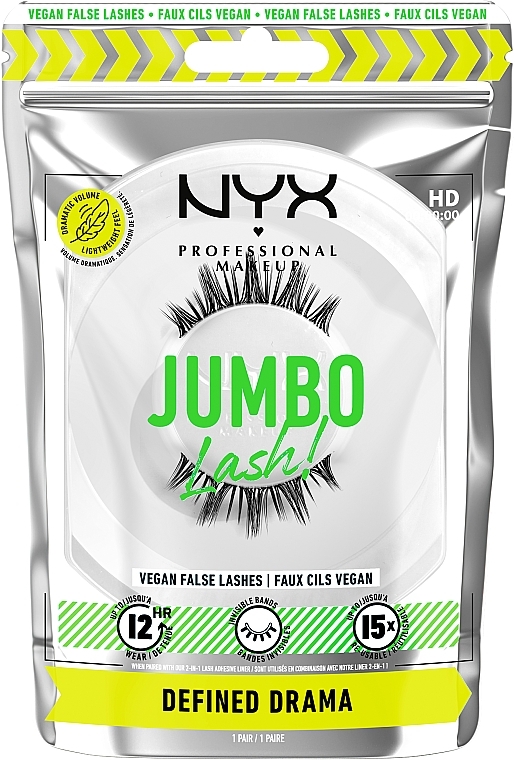 False Eyelashes - NYX Professional Makeup Jumbo Lash! Defined Drama — photo N1