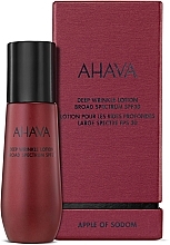 Anti-Wrinkle Lotion SPF 30 - Ahava Apple Of Sodom Deep Wrinkle SPF 30 Lotion — photo N2