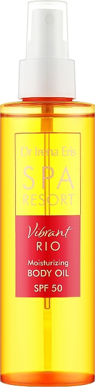 Moisturizing Body Oil SPF 50 - Dr Irena Eris Spa Resort Vibrant Rio Moisturising Body Oil — photo N1