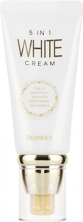 多機能美白フェイスクリーム - Deoproce 5 In 1 White Cream — photo N1