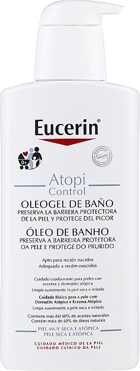 Bath and Shower Oil - Eucerin AtopiControl Bath and Shower Oil — photo N1