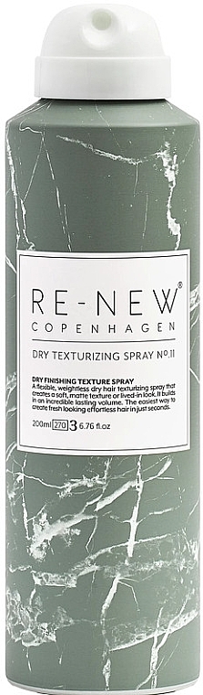 Texturizing Hair Spray - Re-New Copenhagen Dry Finish Texturizing Spray № 11 — photo N1