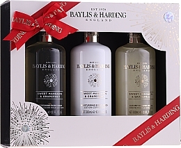 Fragrances, Perfumes, Cosmetics Set - Baylis & Harding Sweet Mandarin & Grapefruit (sh/gel/300ml + sh/cream/300ml + b/lot/300ml)