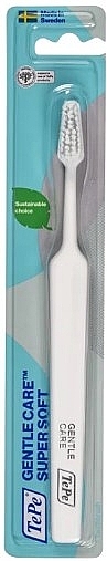 Super Gentle Toothbrush, super soft, white - TePe Gentle Care Super Soft — photo N1