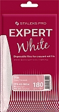 Fragrances, Perfumes, Cosmetics Half Moon Nail File Refills Set, white, 180 grit, 50 pcs - Staleks Pro Expert 42 White (50 pcs)