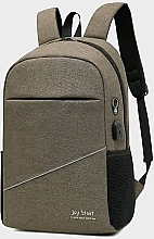 Multifunctional backpack - YMM BP-10, 29x45x14 cm, Brown — photo N1