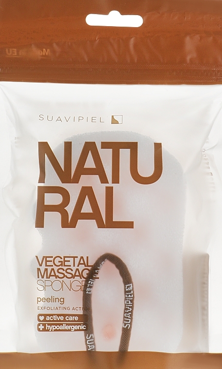 Massage Sponge, cellulose-polyurethane - Suavipiel Natural Vegetal Massage Sponge — photo N1