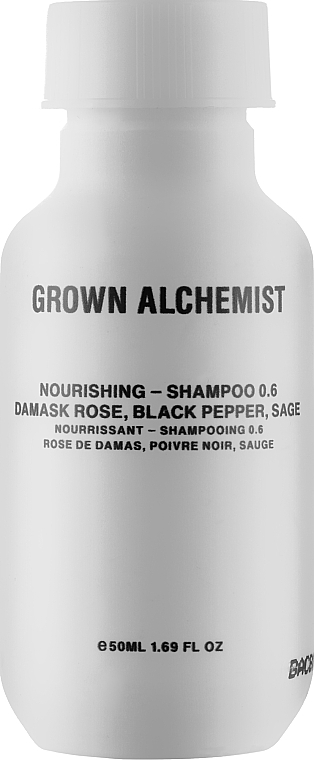 Nourishing Shampoo - Grown Alchemist Nourishing Shampoo 0.6 Damask Rose, Black Pepper, Sage — photo N1