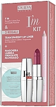 Fragrances, Perfumes, Cosmetics Set - Pupa I'm Kit With Repairing Mask, Transparent Lip Liner And I'm Lipstick