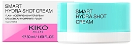 Fragrances, Perfumes, Cosmetics Instant Moisturizing Facial Water Cream - Kiko Milano Smart Hydra Shot Cream