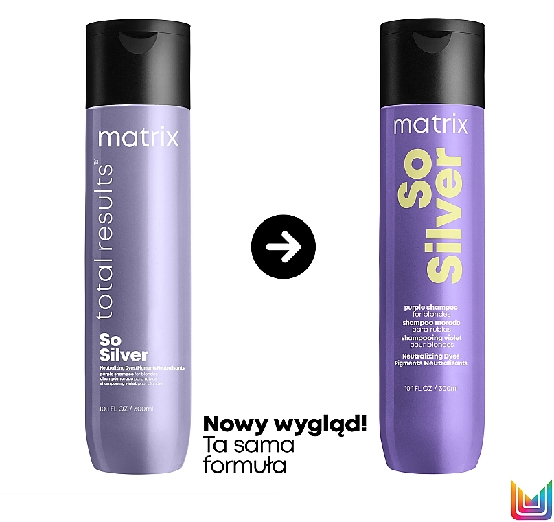 Anti-Dullness Shampoo for Blonde Hair - Matrix Total Results Color Obsessed So Silver Shampoo — photo N2