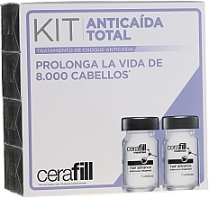 Fragrances, Perfumes, Cosmetics Dual Action Ampoules for Thin Hair - Redken Cerafill Anticaida Total Kit