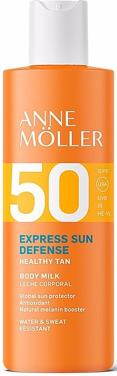 Sunscreen Body Milk - Anne Moller Express Sun Defense Body Milk SPF50 — photo N2