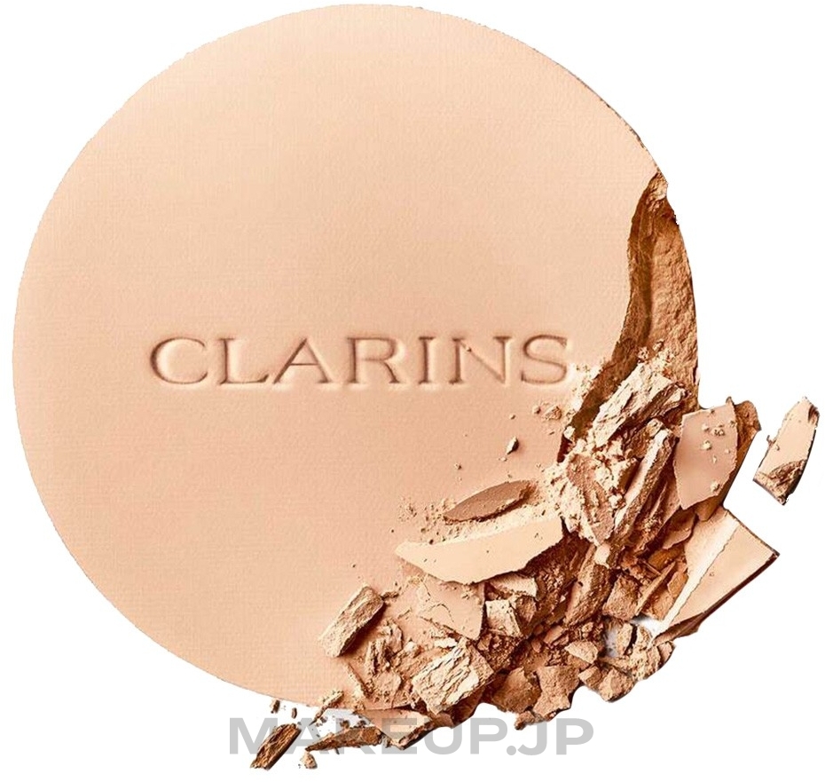 Mattifying Compact Face Powder - Clarins Ever Matte Compact Powder (05 -Medium Deep) — photo 02 - Light