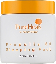 Propolis Extract Moisturizing Night Face Mask  - PureHeal's Propolis 80 Sleeping Mask — photo N2