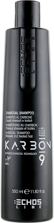 Charcoal Shampoo - Echosline 9 Charcoal Shampoo — photo N1