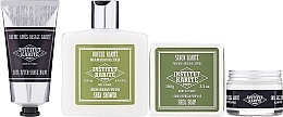 Fragrances, Perfumes, Cosmetics Set - Institut Karite Men Daily Routine 2 (f/cr/50ml + ash/balm/75ml + bag + soap/100g + sh/gel/250ml)