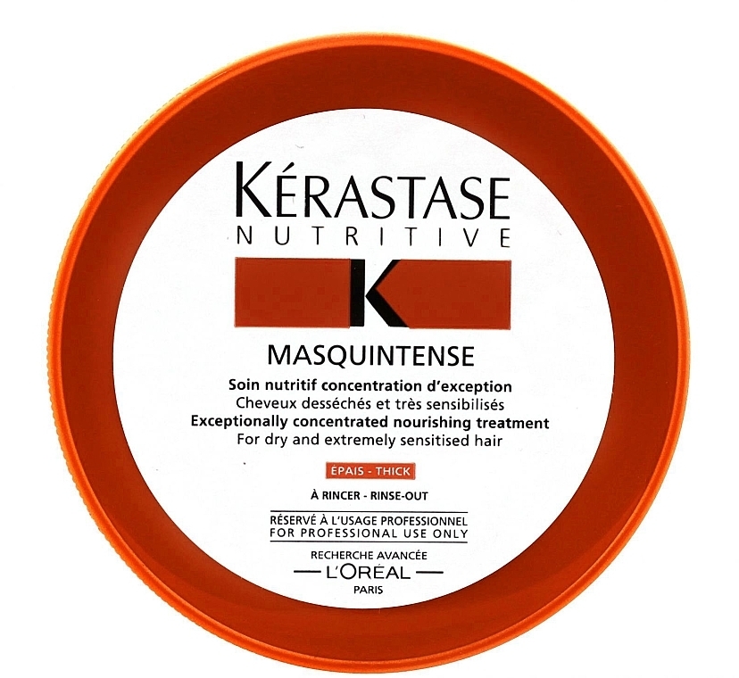 Intensive Mask for Dry and Damaged Hair - Kerastase Masquintense Irisome Nutritive — photo N1