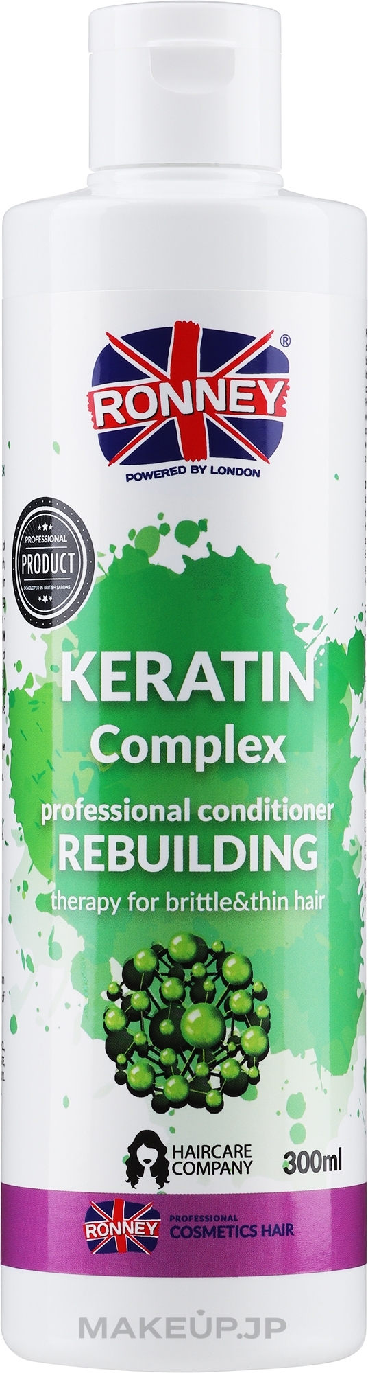 Hair Conditioner - Ronney Professional Keratin Complex Rebuilding Conditioner — photo 300 ml