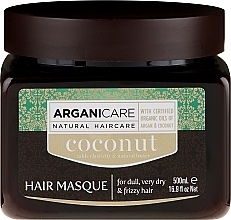 Fragrances, Perfumes, Cosmetics Repair Hair Structure Coconut Oil Mask - Arganicare Coconut Hair Masque For Dull, Very Dry & Frizzy Hair