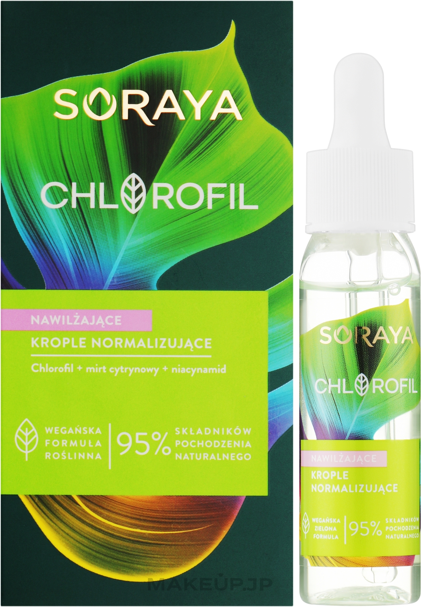 Moisturising & Normalising Face Drops - Soraya Chlorofil Moisturizing Normalizing Drops — photo 30 ml