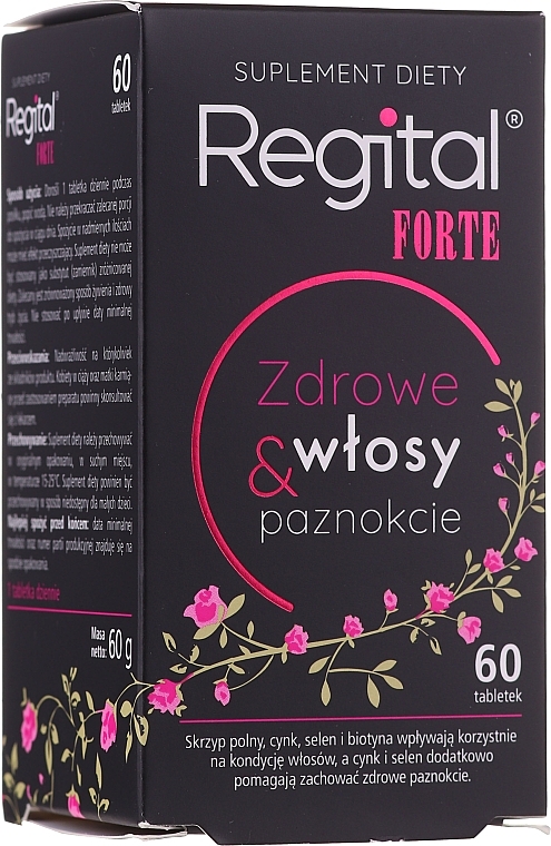 Food Supplement "Healthy Nails and Hair" - Regital Forte  — photo N2