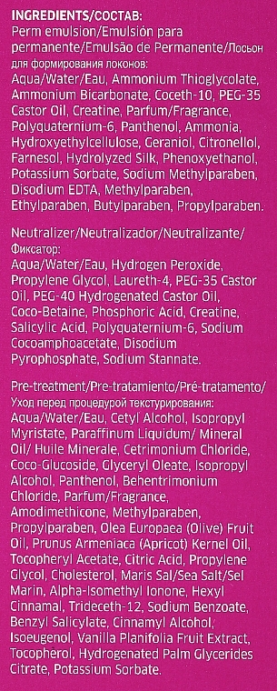 Perm Set for Normal & Coarse Hair - Wella Professionals Creatine+ Wave (h/lot/75ml + h/neutr/100ml + treatm/30ml) — photo N5