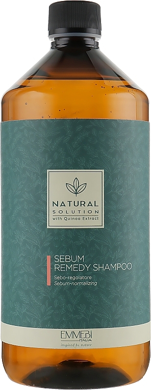 Sebonormalising Shampoo - Emmebi Italia Natural Solution Sebum Remedy Shampoo — photo N3
