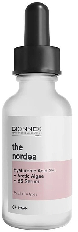 Face Serum - Bionnex The Nordea Hyaluronic Acid 2% + Arctic Algae + B5 Serum — photo N1