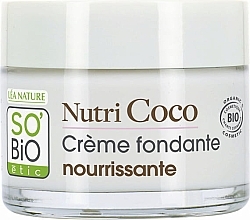 Fragrances, Perfumes, Cosmetics Face Cream for Dry Skin - So'Bio Etic Nutri Coco Nourishing Moisture Cream