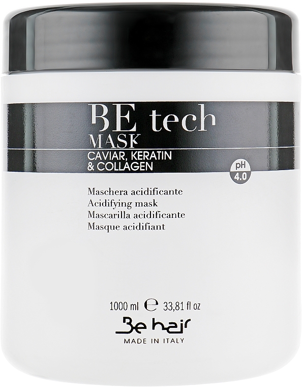 Acidifying Keratin & Collagen pH Mask - Be Hair Be Tech Acidifying Mask — photo N1