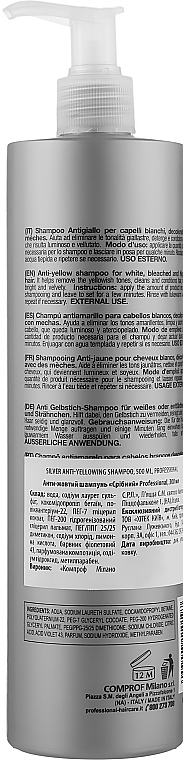 Anti-Yellow Shampoo - Professional Silver Shampoo — photo N2