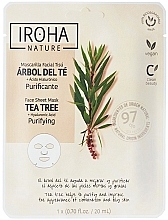 Fragrances, Perfumes, Cosmetics Sheet Mask - Iroha Nature Purifying Tea Tree + Hyaluronic Acid Sheet Mask