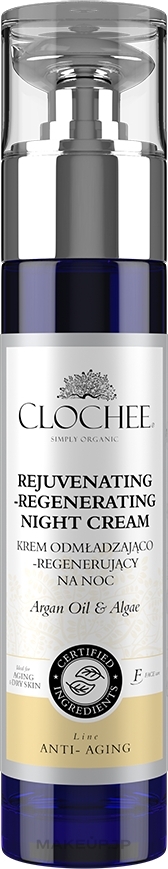 Regenerating-Rejuvenating Night Cream - Clochee Regenerating-Rejuvenating Night Cream — photo 50 ml