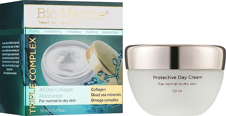Collagen Day Cream for Dry Skin - Sea of Spa Bio Marine Dead Sea All Day Collagen Moisturizer — photo N7
